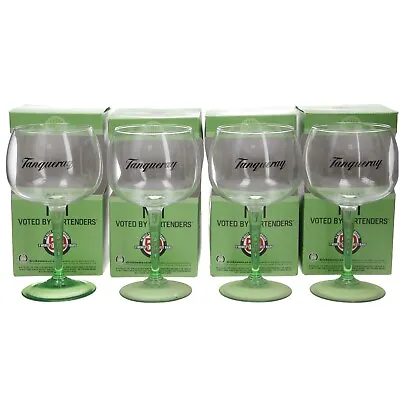 £18.99 • Buy 4 X Tanqueray No1 Gin Large Green Steamed Balloon Glass