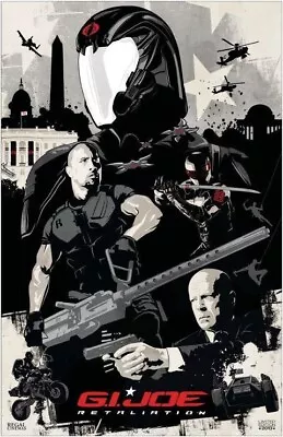 G.I. Joe Retaliation Regal Cinemas Exclusive Mini Movie Poster (Dwayne Johnson) • $9.99