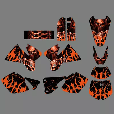 Team Graphics Decals Stickers Kit For KTM 125 200 250 300 380 400 EXC  1998-2000 • $67.64