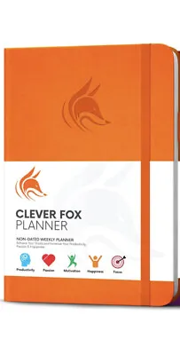 Clever Fox Planner Daily – Non Dated Daily Planner • £12.99