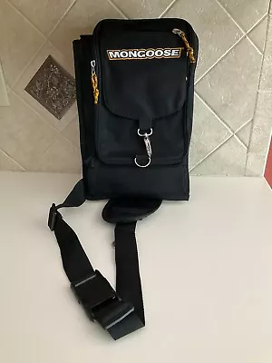 Vtg MONGOOSE Black Skateboard Bmx Bag Single Strap Over The Shoulder • $10