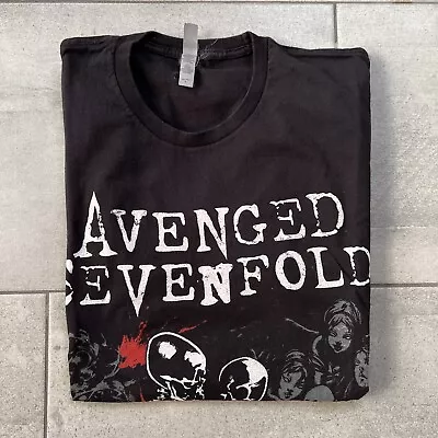 Avenged Sevenfold Back Stabber Black Short Sleeve T-Shirt Men's Size L • $15