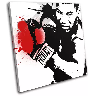 Mike Tyson Boxing Grunge Abstract Sports SINGLE CANVAS WALL ART Picture Print • $69.99