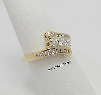 5/8CT Diamond Anniversary Bridal Wedding Band Fine Ring 14K Yellow Gold • $499.99