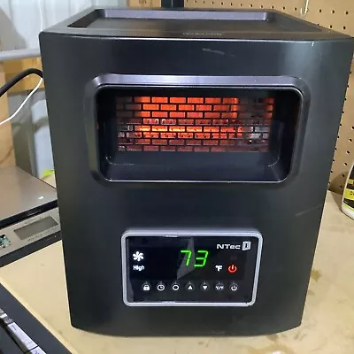 1500W NTec Quartz Infrared Electric Space Heater Digital Warmer Works! NO REMOTE • $49.99