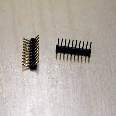 SULLINS GRPB101VWCN-RC 0.05  1.27mm RA Gold Connector Pin Header 10 Way  • £1.63