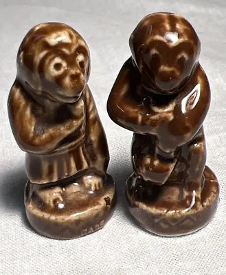 Vintage Red Rose Wade Whimsie Circus Set Of 2 Monkeys • $16