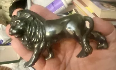 Venetian Style Lion Figurine 925 Sterling Silver 4.25”x 2.5”  • $215