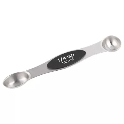 8Pcs/Set Stainless Steel Magnetic Measuring Spoons Cups With Scraper For MA • £14.89