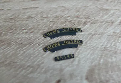 The Etched Nameplates & Smokebox Number For 45543 Home Guard • £1.50