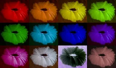 Tutu Fluffy 7 Layer 12 Colours 4 Kids Sizes Faery Fairy Festival Dancer Dress Up • £4.99