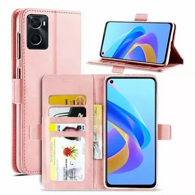 $10.99 • Buy Wallet Leather Flip Card Magnetic Case Cover For Oppo A57 A57S A96 4G A76