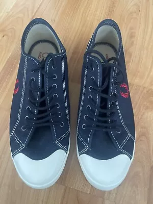 Fred Perry Canvas Lace Up Shoes Size 9 • £20