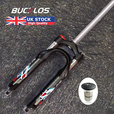 BUCKLOS 20inch Folding/BMX XC MTB Bike Suspension Fork 1-1/8  Disc Brake QR 9mm • £65.99