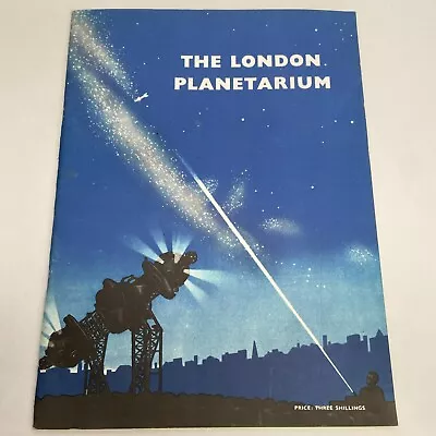 The London Planetarium Vintage Brochure Magazine Book UK Space Telescope • $18.47