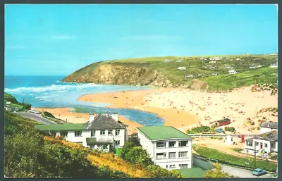 THE BEACH - MAWGAN PORTH  1975  Postcard • £1.50