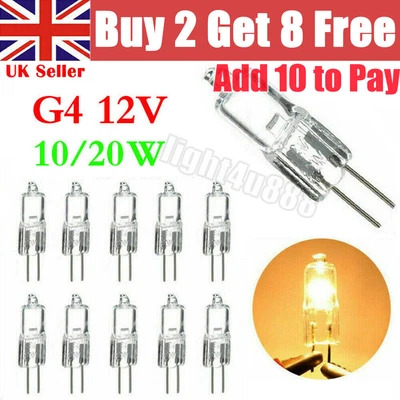 £1.68 • Buy G4 10W/20W Halogen Capsule Bulb Replacement For LED Light Bulbs Lamp AC 12V UK