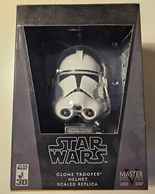 Master Replicas Star Wars Phase 2 Clone Trooper Helmet Scaled Replica • $49.99