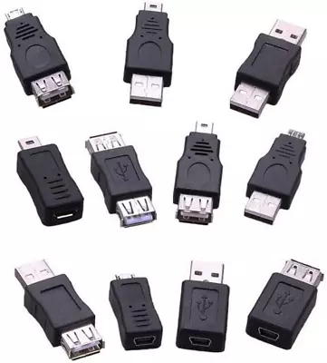 5 Pin OTG Adapter Converter USB Male To Female For Computer Tablet Pc Mobile Pho • $15.93