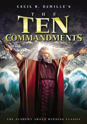 The Ten Commandments (1956) Movie Standard DVD Cecil B. DeMille Charlton Heston • $31.87