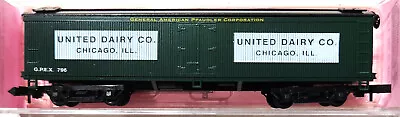 Roundhouse N Scale 8276 50' Express Reefer United Dairy Company / NIB / J6 • $11.99