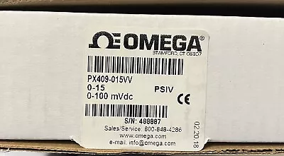 $200 • Buy OMEGA ENGINEERING PX409-015VV Negative Gauge Vacuum Pressure Transducer
