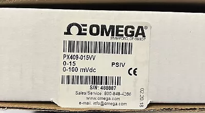 OMEGA ENGINEERING PX409-015VV Negative Gauge Vacuum Pressure Transducer • $200