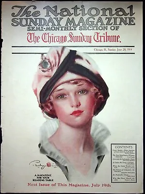 Pernrhyn Stanlaws COVER ONLY Sunday Magazine Chicago June 28 1914 Elida • $8.95