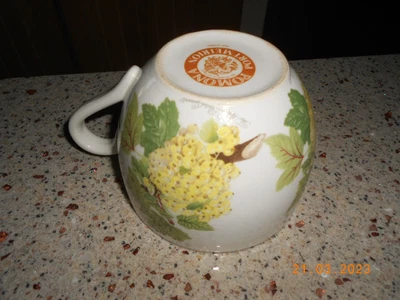 £13 • Buy Portmeirion Pomona Jumbo Cup - Discontinued Whitecurrant Motif