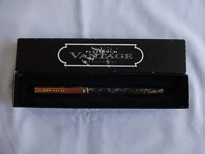 £68 • Buy Vintage Platignum Vantage Anniversary Marbled Fountain Pen Original Box 