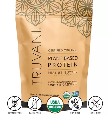 Truvani Organic Introducing Our Plant-Based Peanut Butter Protein 23.1 Oz  • $26.25