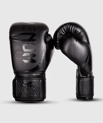 Venum Challenger 2.0 Hook And Loop Boxing Gloves - Black/Black • $44.99