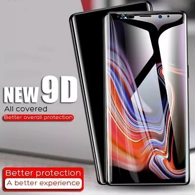 $5.90 • Buy Tempered Glass Screen Protector Samsung Galaxy S21 Ultra S20 S9 S8 S7 10 Note 20