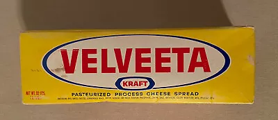 Vintage 1973 Velveeta Cardboard Cheese Box • $20