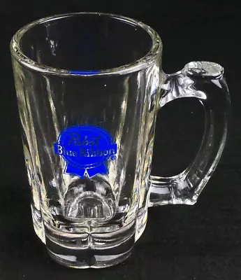 Pabst Blue Ribbon Vintage Heavy Glass Beer Mug Rare Collectible Breweriana Gift • $12.50