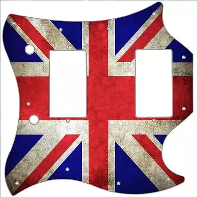 SG Standard Pickguard Gibson Graphic Guitar Scratch Plate Flag UK Pat. Worn • $58.74