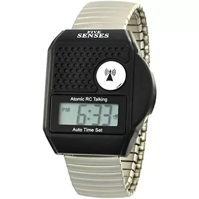 Five Senses Atomic Top Button English Talking Watch For Seniors Blind Low Vision • $36.99