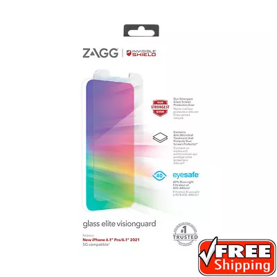 ZAGG InvisibleShield Glass Elite Screen Protector Apple IPhone 13 / 13 Pro / 14 • $15.49