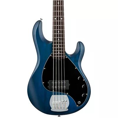 Sterling By Music Man SUB Series Ray5 5-String Electric Bass Trans Blue Satin • $399.99