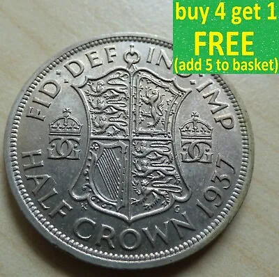 £1.99 • Buy George VI Half-Crown Silver/ Cupro-Nickel Coins Choose Your Date 1937-1951 ...