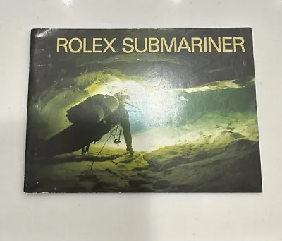 Vintage Rolex Submariner Sea Dweller Booklet 16610 16613 16600 14060 Yr 1997 ENG • $89