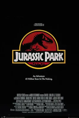 Jurassic Park - Movie Poster (Regular Style) (Size: 24  X 36 ) • $12.99
