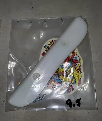 1980's Hosoi Skateboard Skid Plate 9.5 Nose Bone White • $89.99