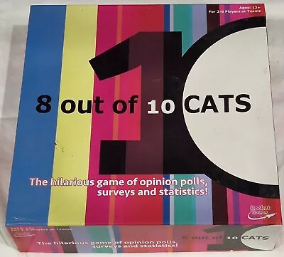 8 Out Of 10 Cats Board Game - As Seen On TV • £5