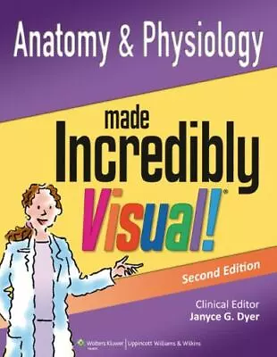 Anatomy And Physiology Made Incredibly Visual! [Volume 2] [Incredibly Easy! Seri • $23.55