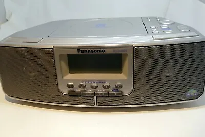 PANASONIC RC-CD500 CD Player AM FM Aux Port Dual Alarm Clock Radio • $35.33