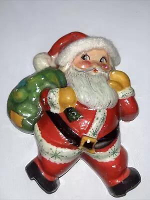 Vtg Plastic Christmas Santa Ornament Mexico Folk Art De Sela • $14.99