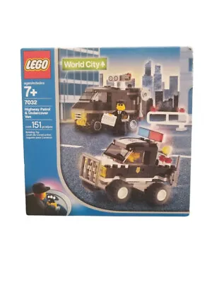 $42.95 • Buy POLICE 4WD And UNDERCOVER VAN, Lego World City: Police 7032 - NEW In Sealed Box!