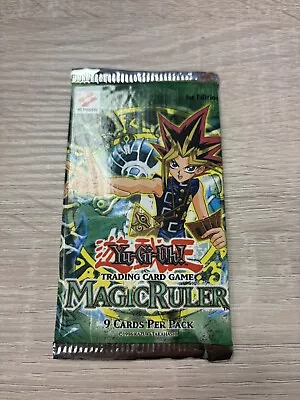 Konami 1996 Yugioh Magic Ruler Card Trading Card Game Pack 1st Edition • $75