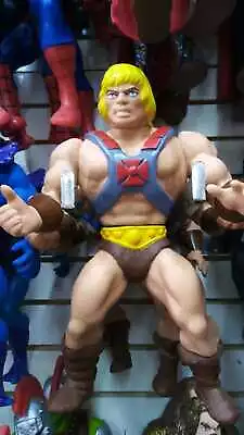 Mexican JUMBO MOTU GIANT HE MAN LOS AMOS MASTERS Size 15   VINYL MEGATOR TITUS  • $39.99